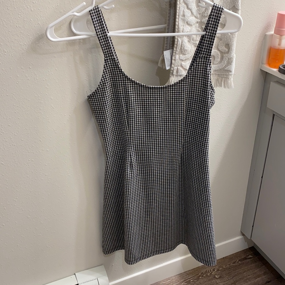 F21 Houndstooth Mini Dress